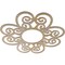 Ekena Millwork Cohen Wood Fretwork Pierced Ceiling Medallion, Hickory, 40"OD x 13 5/8"ID x 3/8"T CMWP40X40X0375COHI - alternate 4